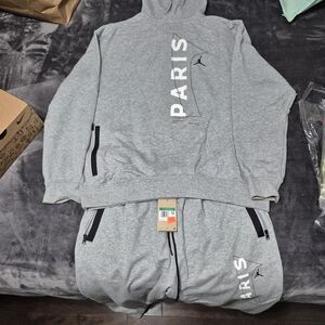 Nike Gray Paris Hoodie and Joggers